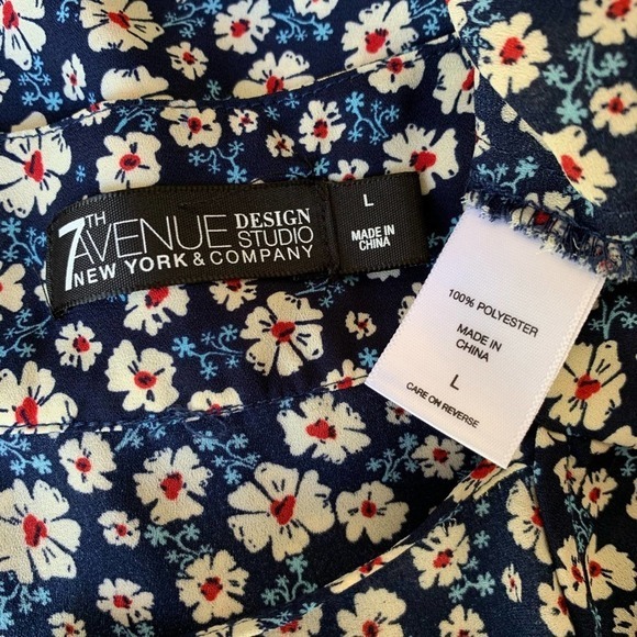 NY&C Blouse Ruffle & Lace Up Sleeveless - Picture 6 of 8